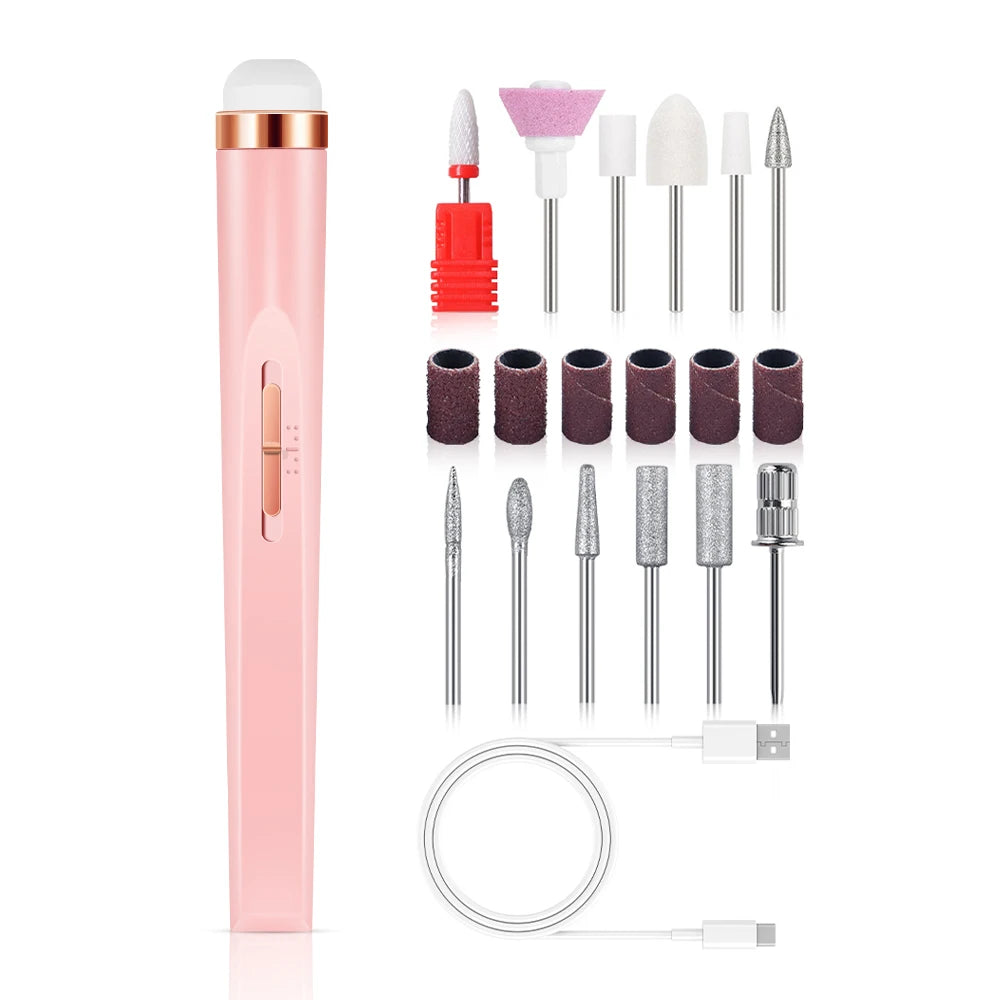 YIKOOLIN Portable Nail File Care Electric Nail