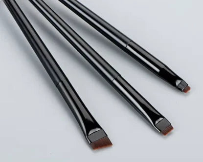 budget Blade Eyeliner 3pcs/set Brush Eyebrow Brush Portable Flat Fine Eye Liner